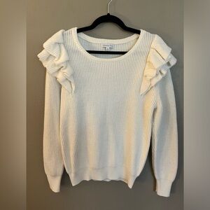 Ophelia Roe White Sweater